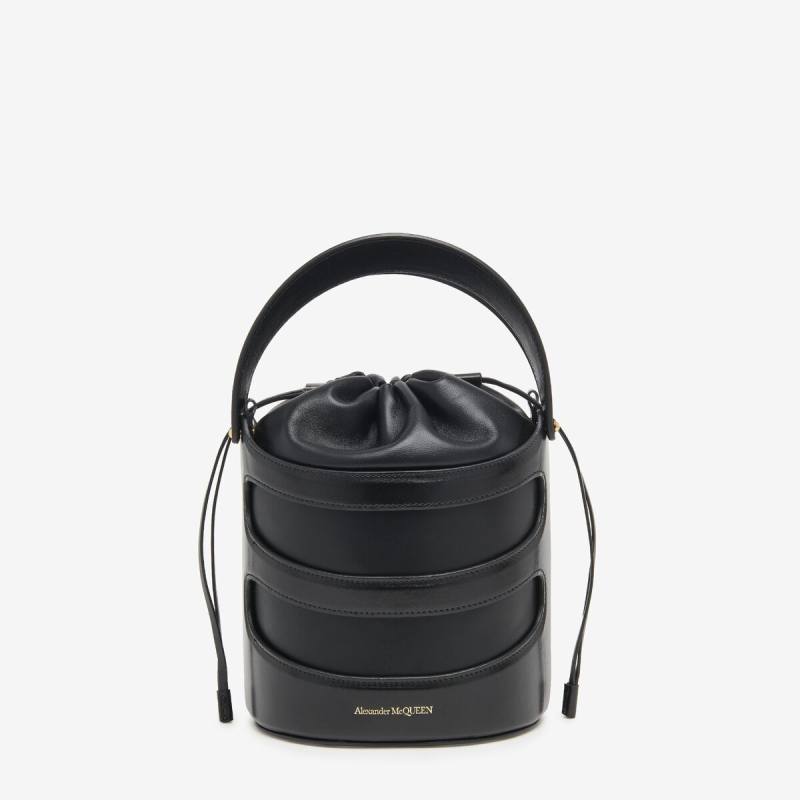 Alexander McQueen Women's Black The Rise Bucket (Calf Leather)